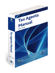 Cover image: Tax Agents Manual